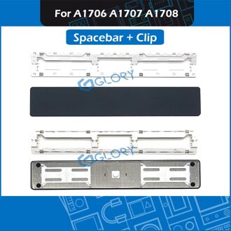 10 set/partij Ruimte Bar Key Cap Toetsen Keycap w/Clip voor Macbook Pro Retina 13 "15" A1706 a1707 A1708 Toetsenbord Reparatie