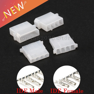 10 Sets ATX / EPS Molex 5.08 mm 4 Pin Male / female Power Connector Housing + Terminals for Computer ATX EPS Power