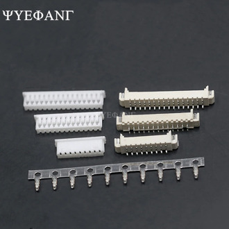 10 SETS JST 1.25mm Connector Horizontal SMD Socket 1.25 Pitch Pin Header 2P/3P/4P/5P/6P/7P/8P/9P/10Pin For 1.25mm Plug