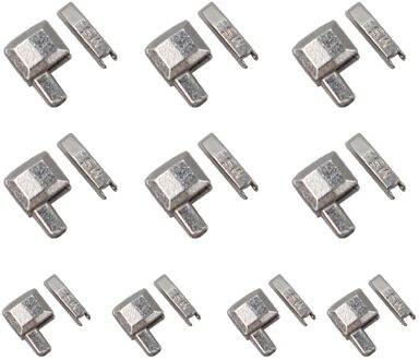 10 Sets Metalen Reparatie Rits Stopper Open Einde Rits Naaien Stopper Accessoires Rits M5T9 Diy Voor Kleding