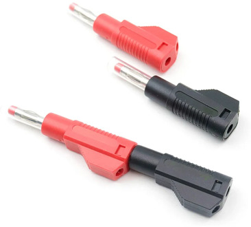 10 Sets Retractable Sheath 4Mm Banana Plug Connectors Stackable Wire Solder Multimeter Test Leads Ends Plugs Adapter