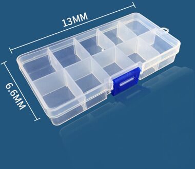 10 Slots Cellen Gereedschap Doos Draagbare Sieraden Tool Opbergdoos Container Ring Elektronische Onderdelen Schroef Kralen Organizer Plastic Case 01
