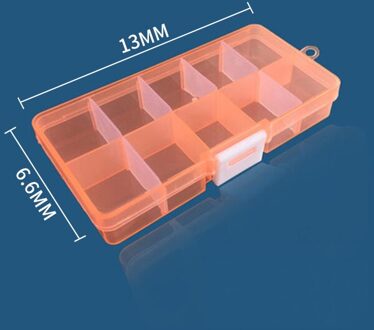 10 Slots Cellen Gereedschap Doos Draagbare Sieraden Tool Opbergdoos Container Ring Elektronische Onderdelen Schroef Kralen Organizer Plastic Case 05