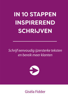 10 stappen boekenserie - IN 10 STAPPEN INSPIREREND SCHRIJVEN