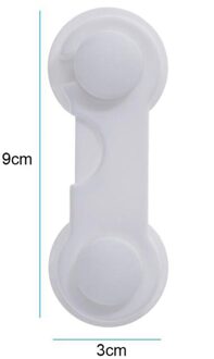 10 Stk/partij Kabinet Sloten Lock Baby Beschermende Koelkast Ladeblokkering wit