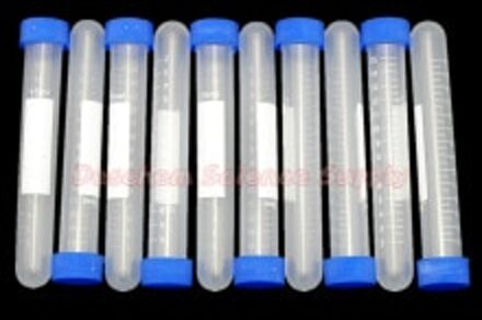 10 stks 15 mL Plastic Centrifuge Reageerbuis Met Schroefdop Ronde Bodem