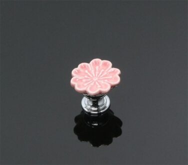 10 stks 32mm Kleurrijke Keramische Bloem Kast Knoppen Deur Handgrepen Kast Lade Kast Meubels Handvat Knoppen