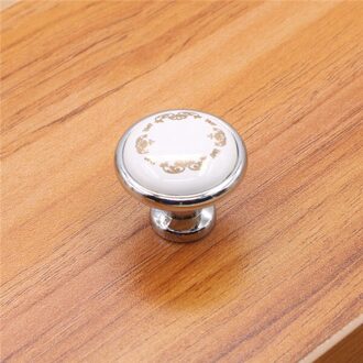 10 stks 32mm Kleurrijke Keramische ronde Kast Knoppen Deur Handgrepen Kast Lade Kast Meubels Handvat Knoppen F