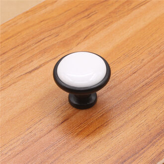 10 stks 32mm Kleurrijke Keramische ronde Kast Knoppen Deur Handgrepen Kast Lade Kast Meubels Handvat Knoppen