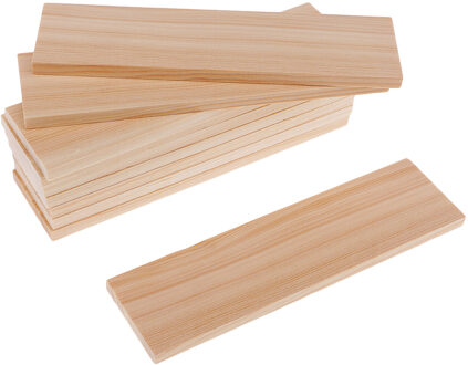 10 stks Balsahout Sheets 150x40x6mm voor Vliegtuig/Boot Model DIY Kaart Houten Naam card Hout Plaque Vormen Teken Craft