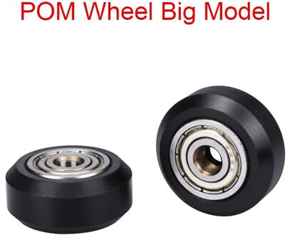 10 stks CNC Openbuilds Plastic wiel POM met Lagers grote Modellen Passieve Ronde wiel Spanrol Gear perlin wiel voor v-slot