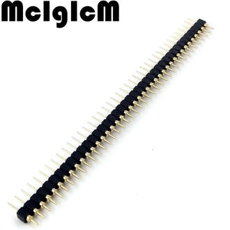 10 stks Connector Pin Header Strip Vergulde Mannelijke Enkele Rij 40 Pin 2.54mm Male Connector Breekbare Strip
