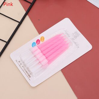 10 stks Draad Kleur Verjaardag Kaarsen Met Stand Taart Kaars Event Feestartikelen Bruiloft Decoratie