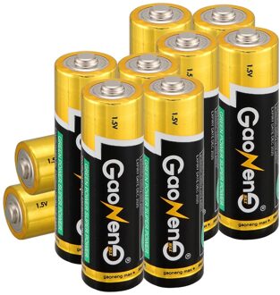 10 stks gaoneng max aa alkaline batterijen 1.5 v bulk batterijen milieu protectio batterijen stroomtoevoer