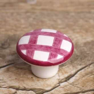 10 stks Kleurrijke Keramische rooster ronde Kast Knoppen Deur Handgrepen Kast Lade Kast Meubels Handvat Knoppen