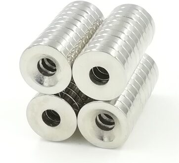 10 Stks/pak 12 Mm X 3 Mm Gat 4 Mm N50 Magnetische Materialen Neodymium Mini Kleine Ronde Schijf Magneten