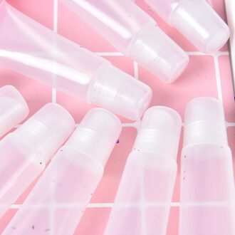 10 stks/pak 5 ml Cosmetische Lipgloss Lege Navulbare Buizen Plastic Clear Lippenbalsem Make Containers Gereedschap