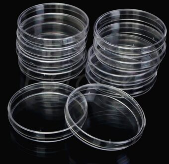 10 Stks/pak 90X15Mm Plastic Petrischaaltjes Voor Lb Plaat Bacteriële Gist