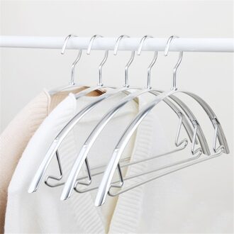 10 Stks/pak Garderobe Kleerhanger Aluminiumlegering Geen Marks Kleerhanger Opbergkast Kleren Opknoping Rack Kleding Houder