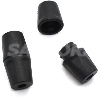 10 stks/pak Zwart Lanyard Veiligheid Breakaway Pop Barrel Connectors Voor Paracord & Lint Lanyards Plastic Gespen