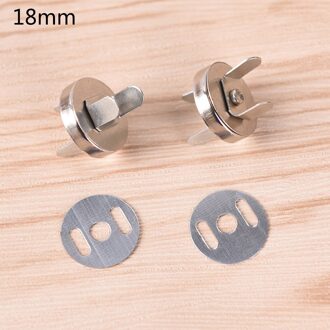 10 Stks/partij 18Mm/14Mm Magnetische Snap Diy Handtas Purse Sluiting Sluitingen Metalen Knop Tas Accessoires Onderdelen Tas knop N1