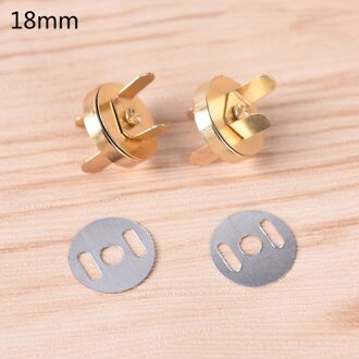10 Stks/partij 18Mm/14Mm Magnetische Snap Diy Handtas Purse Sluiting Sluitingen Metalen Knop Tas Accessoires Onderdelen Tas knop N3