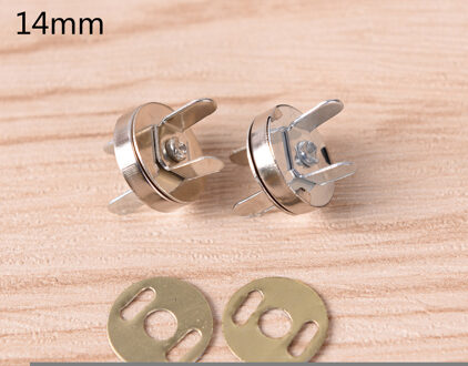 10 Stks/partij 18Mm/14Mm Magnetische Snap Diy Handtas Purse Sluiting Sluitingen Metalen Knop Tas Accessoires Onderdelen Tas knop N5