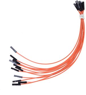 10 Stks/partij 20Cm 24AWG Vrouwelijke Aan Vrouwelijke Doorverbindingsdraad Dupont Kabel Oranje