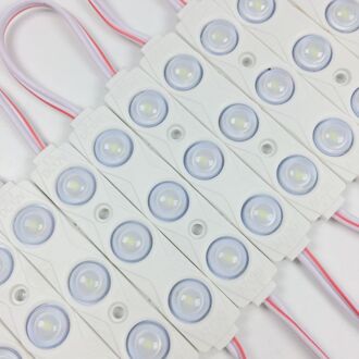 10 stks/partij 2835 smd led module 3 leds DC12V 1.5 w Waterdichte LED module licht voor kanaal brief en reclame led sign rood