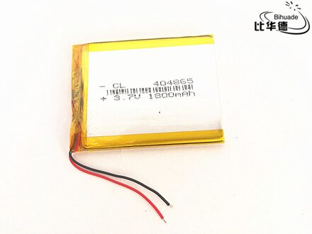 10 stks/partij 3.7 V 1800 mAh 404865 Lithium Polymeer Li-Po li ion Oplaadbare Batterij cellen Voor Mp3 MP4 MP5 GPS PSP mobiele bluetooth