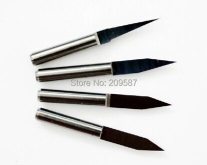 10 stks/partij 30 Graden 0.1mm Carbide PCB Graveren Bits CNC Router Tool 3001