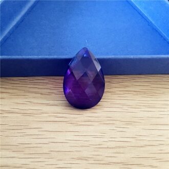 10 stks/partij 38mm Coating Violet Crystal Prism Suncatcher Glas Trimmen Onderdelen Hanger