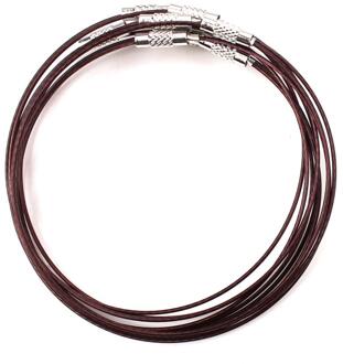 10 Stks/partij 46 Cm Zilver Kleur Rvs Ketting Draad Snoer Voor Diy Craft Sieraden Accessoires UF1769