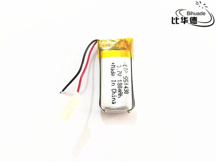 10 stks/partij 551430 501430 3.7 v 180 mah LiPo Oplaadbare Batterij ion cellen Voor Mp3 Mp4 Mp5 DIY PAD E-Book bluetooth headset
