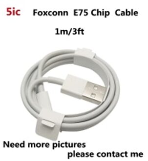 10 Stks/partij 5ic E75 Met Originele Doos Usb Kabel Opladen Kabels Voor Ik 6S 7 8 X Xr xs Max Mobiele Telefoons 1m met packing