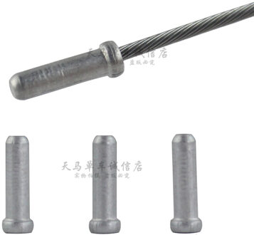 10 stks/partij Aluminium Cycling Bike Remkabel Tips Crimps Fietsen Derailleur Shift Cable End Caps Core Inner Wire Adereindhulzen