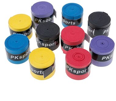 10 Stks/partij Antislip Sport Hengels Over Grip Zweet Band Griffband Tennis Overgrips Tape Badminton Racket Grips Zweetband