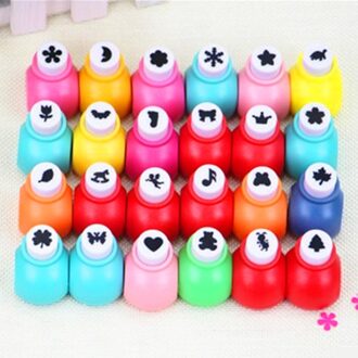 10 Stks/partij Creatieve Mini Diy Perforator Craft Scrapbooking Handgemaakte Cut Kaarten Diy Card Papier Puncher School Kantoorbenodigdheden