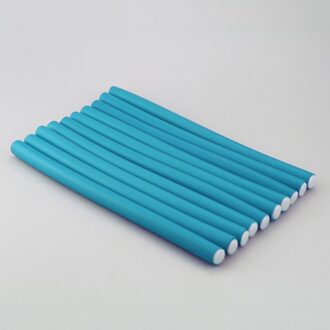 10 Stks/partij Curler Makers Soft Foam Bendy Krullen Diy Styling Hair Rollers Tool 2/1.4/1.2Cm Haar Krultang Grijs