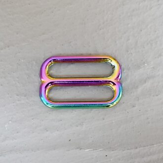 10 Stks/partij Diy Halsband Bandjes Zakken Riemen Accessoires Richter Slider Voor 1 Inch(25Mm) singels Vergulde Metalen Colourful