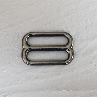 10 Stks/partij Diy Halsband Bandjes Zakken Riemen Accessoires Richter Slider Voor 1 Inch(25Mm) singels Vergulde Metalen geweer zwart