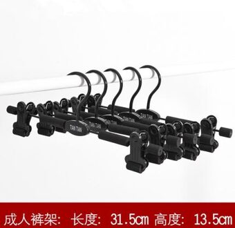 10 Stks/partij Foam Padded Plastic Kleerhangers Extra Dikke Anti-Slip Kledingstuk Protector Voor Jassen Broek (30 Pcs of Meer Kan Logo) 31.5cm volwassen