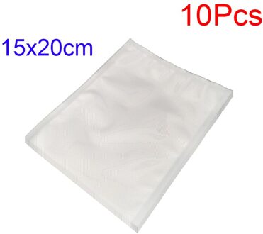 10 Stks/partij Food Vacuum Sealer Rolls Forsaving Afdichting Opbergzakken 15x20cm 10stk