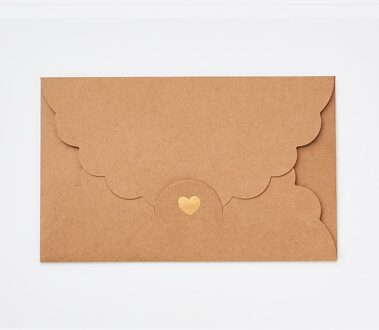 10 Stks/partij Goud Stempel Hart Enveloppen Brief Vintage Iriserende Papier Envelop Voor Trouwkaarten Stationaire craft