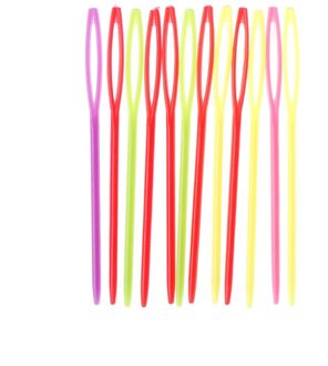 10 Stks/partij Hand Naaien Stitch Wire Draadinsteker Draadgeleider Tool Handwerken Diy Craft Tool Willekeurige Kleur 10stk 7CM