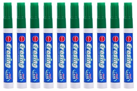 10 Stks/partij Kleurrijke Whiteboard Pen Zwart Wit Rood Board Markers Schoolbenodigdheden Kinderen Tekening Pen Voor Kleding Graffiti groen