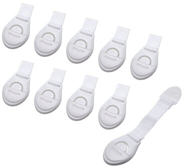 10 Stks/partij Lade Deur Kabinet Kast Wc Veiligheid Sloten Baby Kids Veiligheid Zorg Plastic Sloten Bandjes Baby Baby Bescherming