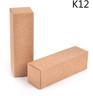 10 Stks/partij Lippenstift Buis Diy Verpakking Doos Lippenbalsem Buis Verpakking Kartonnen Doos Kleurrijke Kraftpapier 25*25*88Mm K12