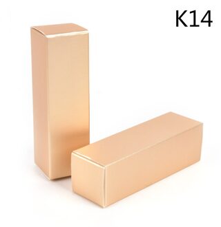 10 Stks/partij Lippenstift Buis Diy Verpakking Doos Lippenbalsem Buis Verpakking Kartonnen Doos Kleurrijke Kraftpapier 25*25*88Mm K14