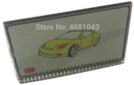 10 stks/partij M7 Lcd-scherm + Metalen Voeten Voor Scher Khan M7 lcd afstandsbediening Sleutelhanger Chain Scher -Khan Magicar 7 sleutelhanger